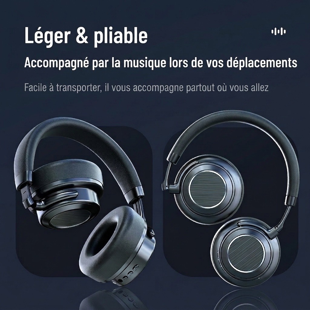 Casque sans fil à réduction de bruit - Bluetooth 6.0