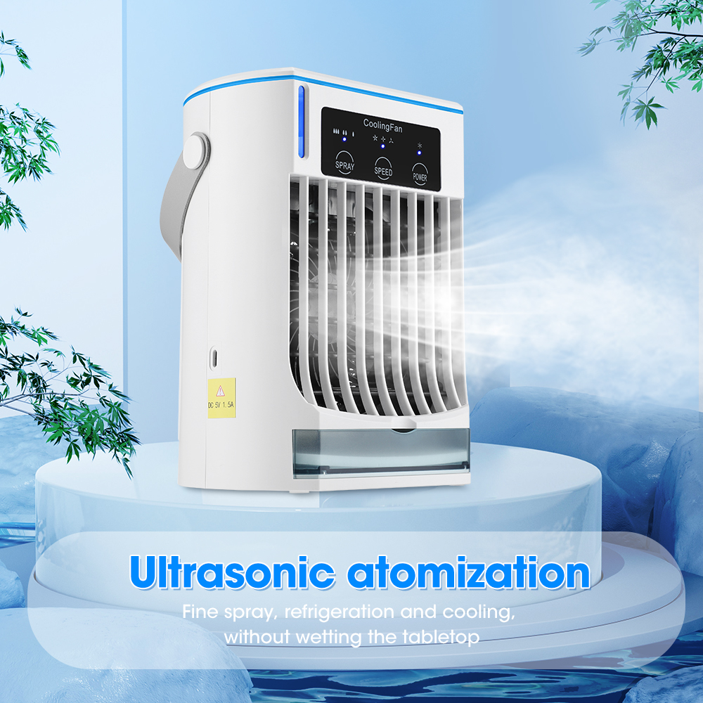 Tragbarer Mini-Tischventilator – USB-betriebener persönlicher Luftkühler