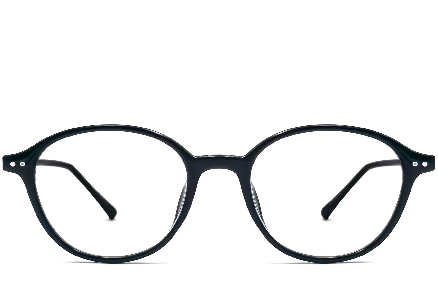 BS0423-0094_Black_Oval_TR90_Glasses_front