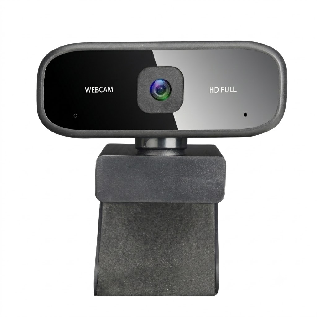 Cámara web Full HD 1080p con micrófono incorporado, cámara USB para ordenador para streaming, videollamadas y creación de contenido.