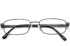 BS2012-0428_Grey_Rectangular_Metal_Glasses_front