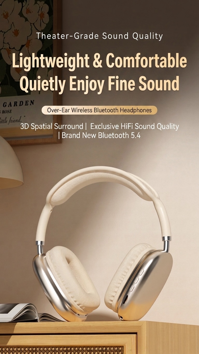 STN-01 Wireless Bluetooth Headphones with ANC & Hi-Fi Audio