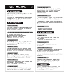Occhiali da sole intelligenti G11 arancioni in TR90 con intelligenza artificiale #BS0705-0006