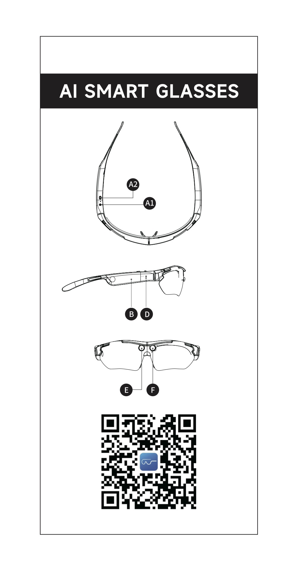 G11 Black TR90 Smart AI Sunglasses #BS0705-0005