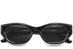 BS0824-0051_Black_Oval_TR90_Sunglasses_front