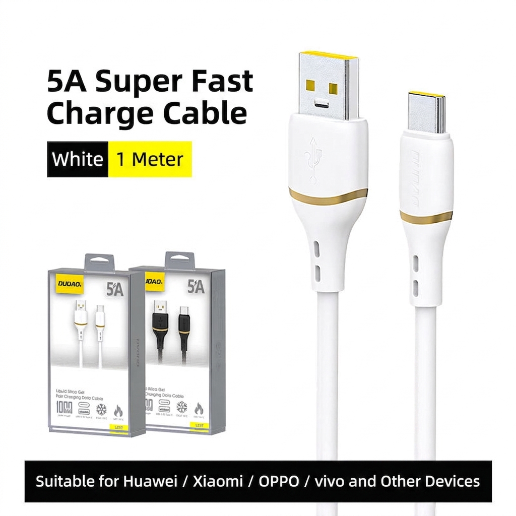 100W PD Fast Charge Braided USB-C to Lightning Data Cable, 480Mbps Transfer, 23cm, Black