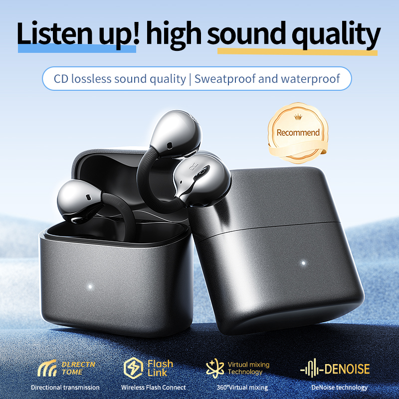 M173 AirGlip Wireless Open-Ear Earbuds - 42H Battery Life Model#M173