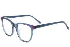 Lunettes en acétate bleu papillon #BS1902-0170