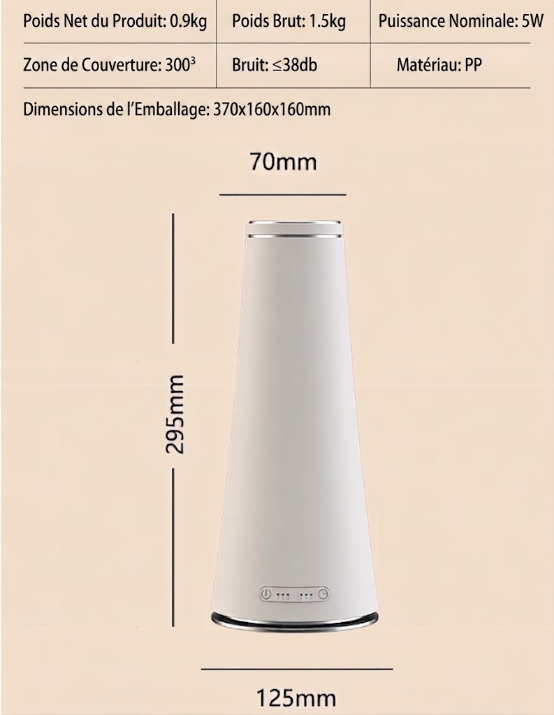 Smart Ultrasonic Scent Diffuser 100ml