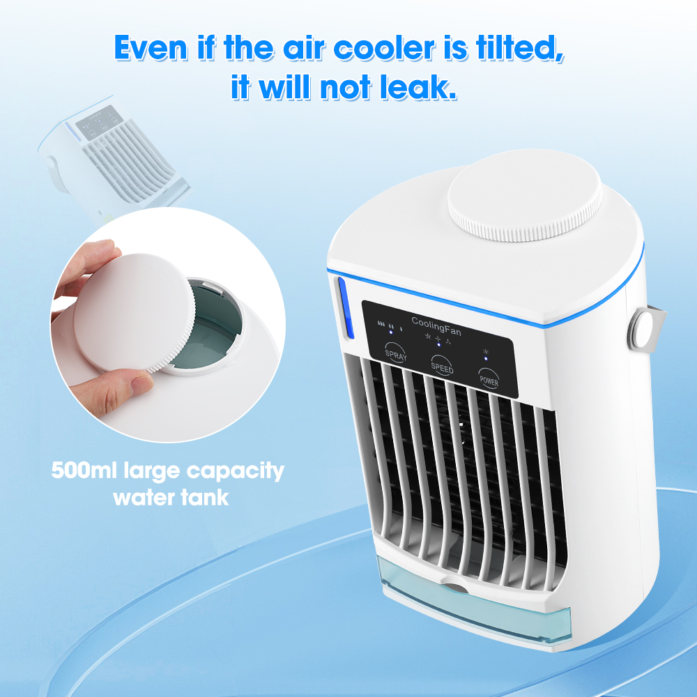 Tragbarer Mini-Tischventilator – USB-betriebener persönlicher Luftkühler