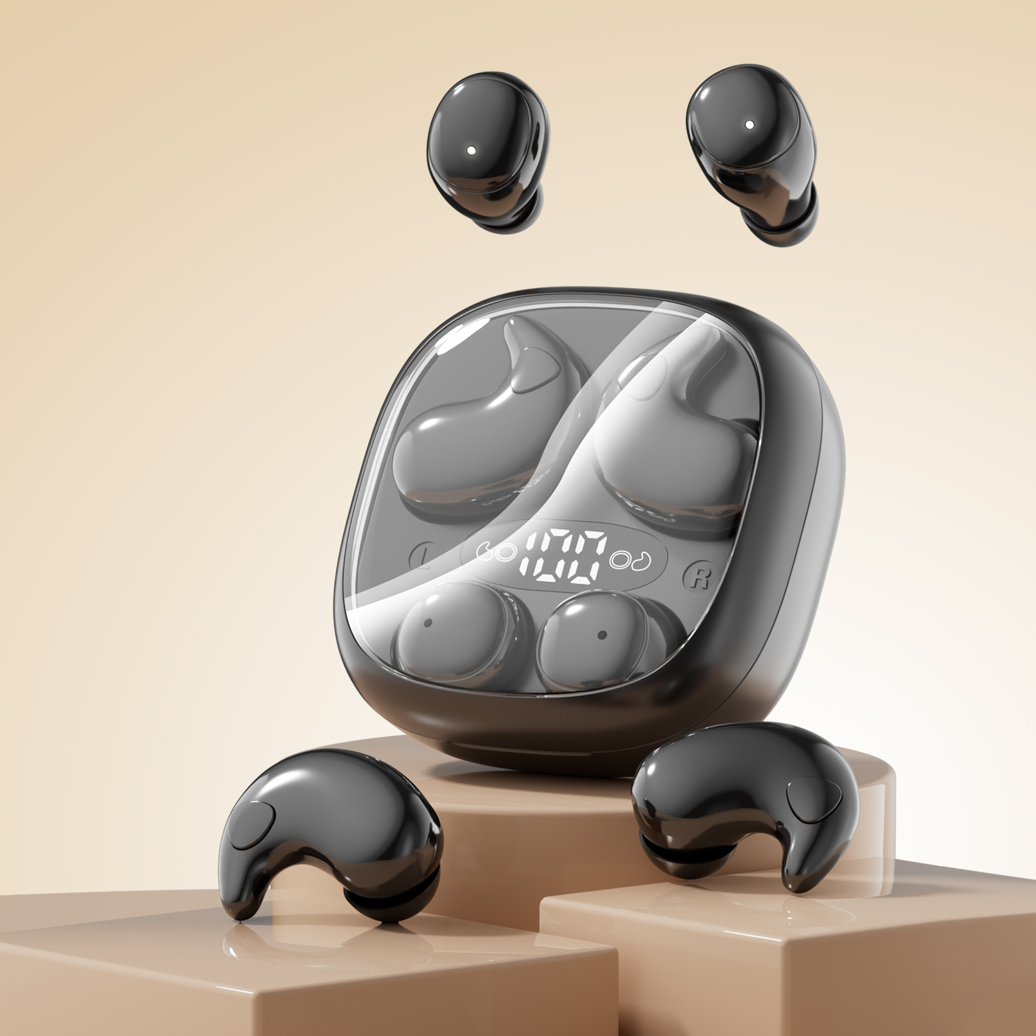Mini Wireless Sleeping Earbuds - Ultra-Thin Noise Reduction Model#M126