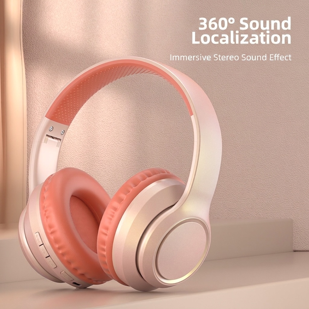Wireless Over-Ear Foldable Bluetooth Headphones & Smart Watch Companion - LK055