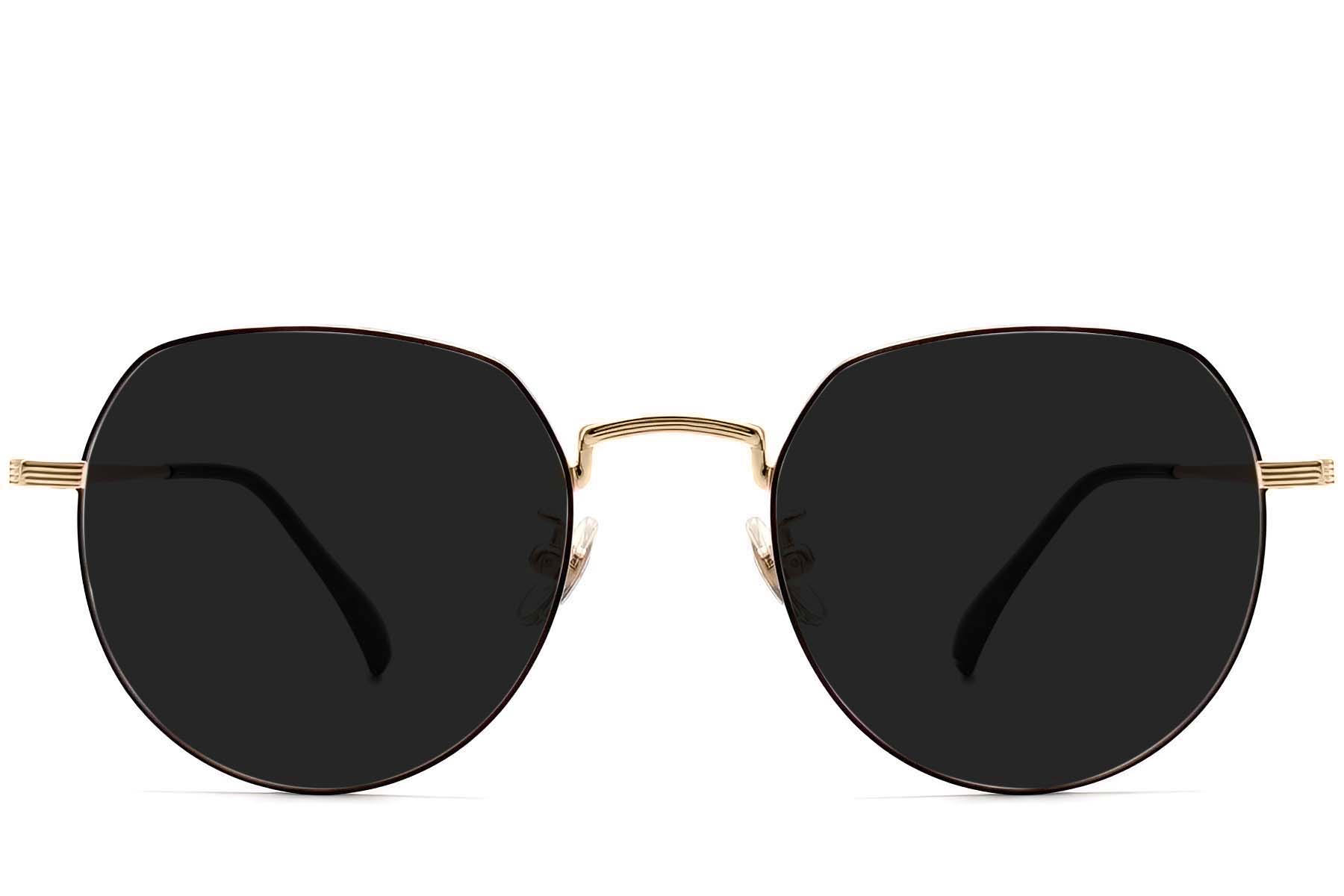 BS1913-0706_Black_Oval_Titanium_sunglasses_front