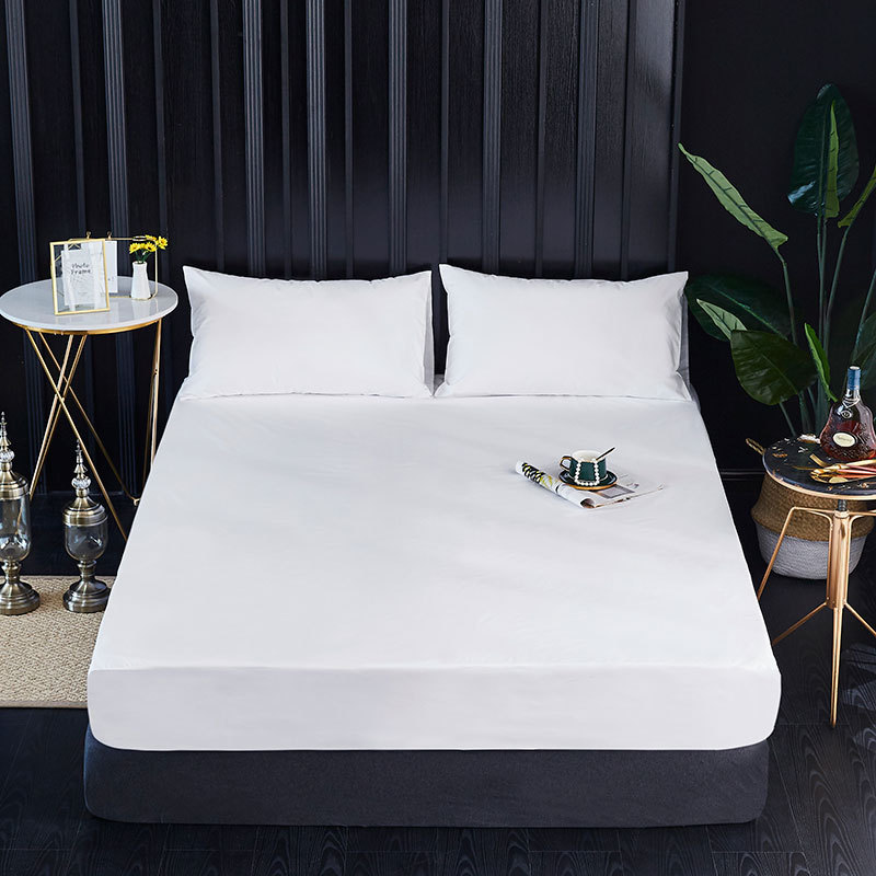 Extra Large Size Range Breathable Brushed Polyester Fitted Mattress Protector Light Weight Water Repellent
