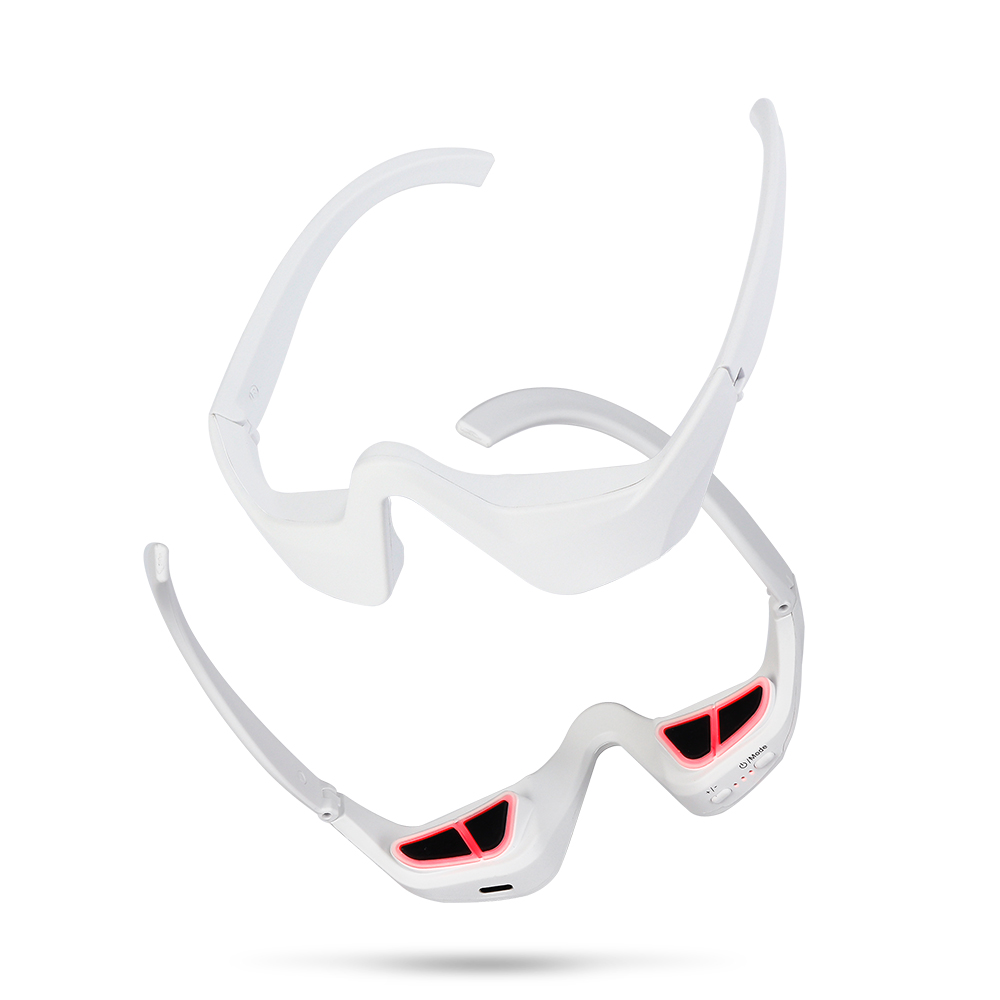 Red Light EMS Eye Massager for Dark Circles & Wrinkles