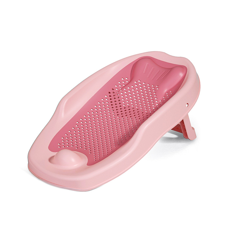 Foldable Newborn Baby Bath Tub with Thermometer – Reclining & Sitting Positions