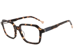 Rectangular Tortoiseshell Acetate Glasses #BS1902-0150