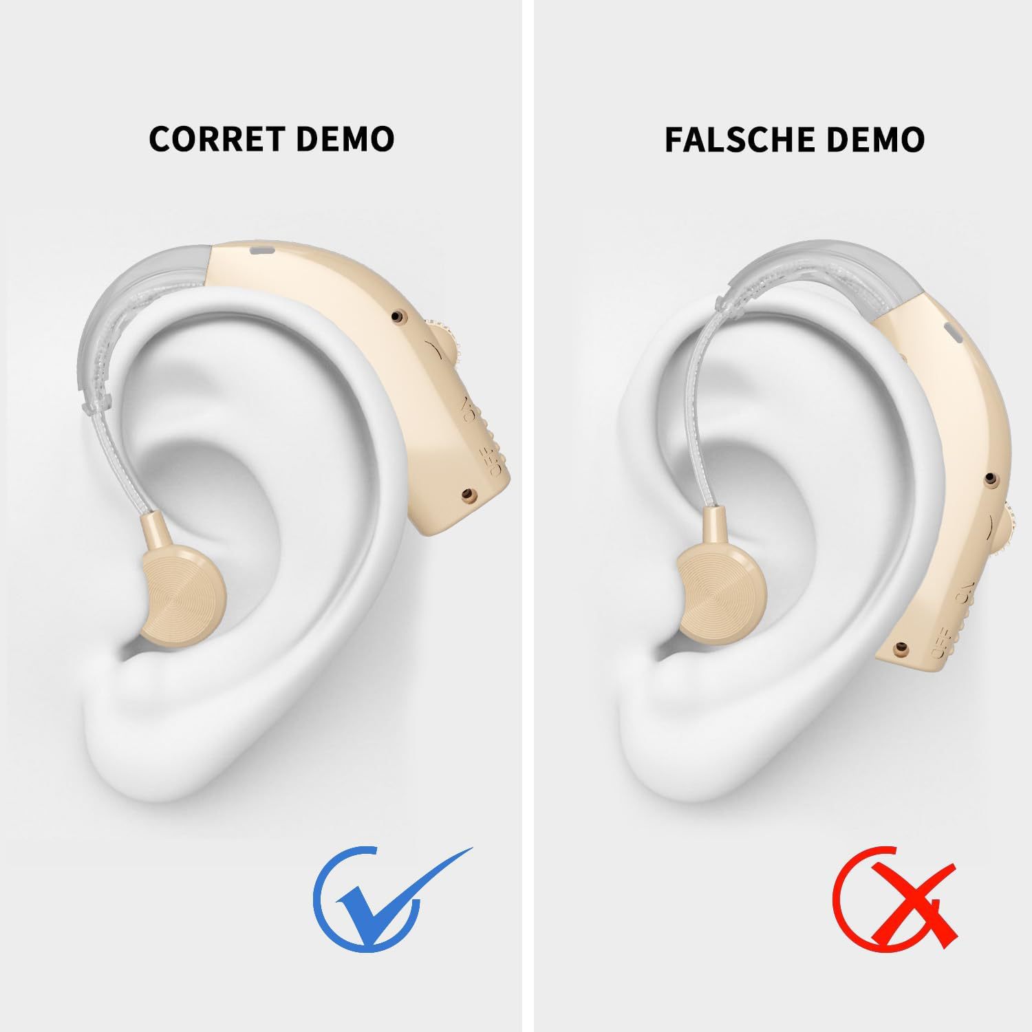 120dB GM-311 Pair Blue Rechargeable Hearing Aids 45H Battery Noise Cancelling #26240005