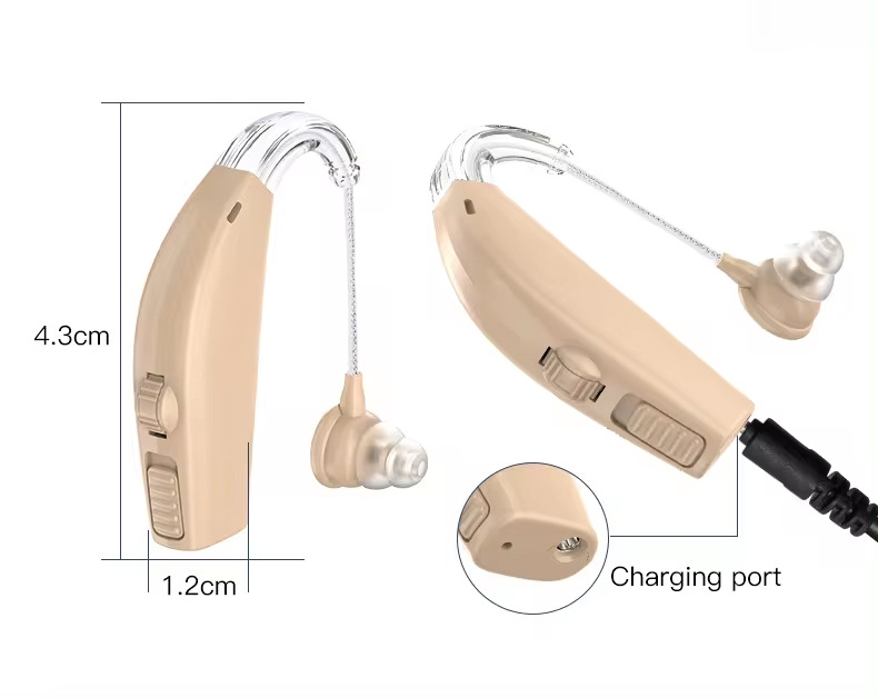 120dB Rechargeable Hearing-Aids-45H-Battery-Noise-Cancelling-#26240002