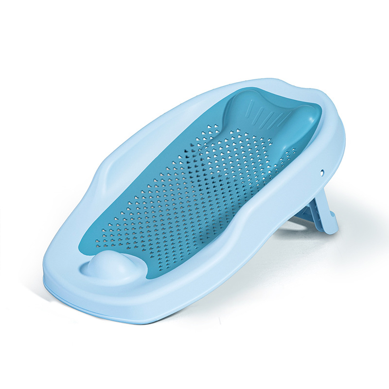 Foldable Newborn Baby Bath Tub with Thermometer – Reclining & Sitting Positions