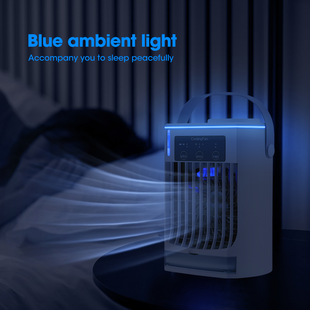 Tragbarer Mini-Tischventilator – USB-betriebener persönlicher Luftkühler