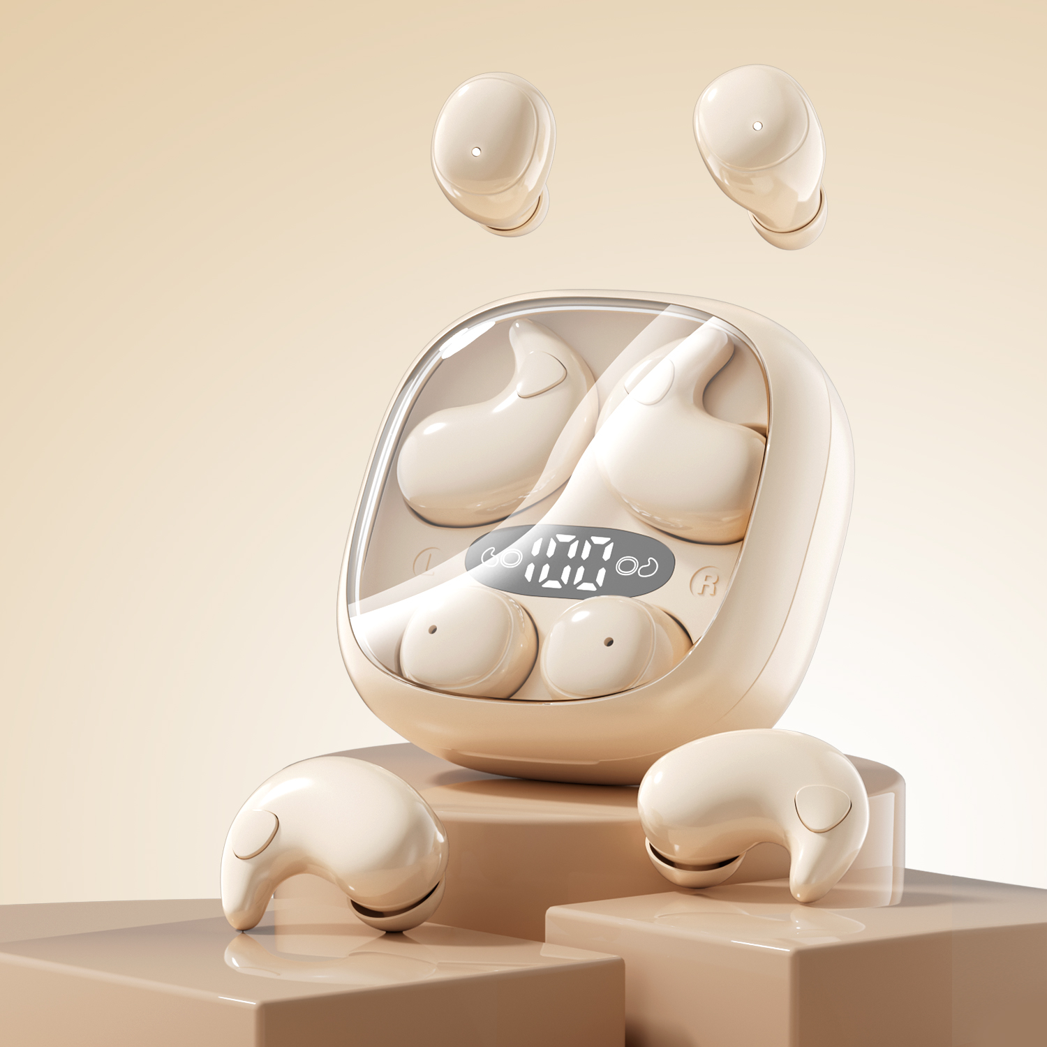 Mini Wireless Sleeping Earbuds - Ultra-Thin Noise Reduction Model#M126