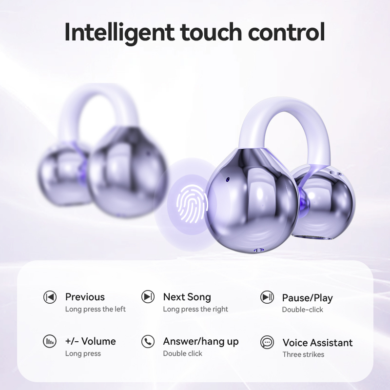 Open-Ear Wireless TWS Earbuds with AI HD Call & Bluetooth 5.4 Model#M91