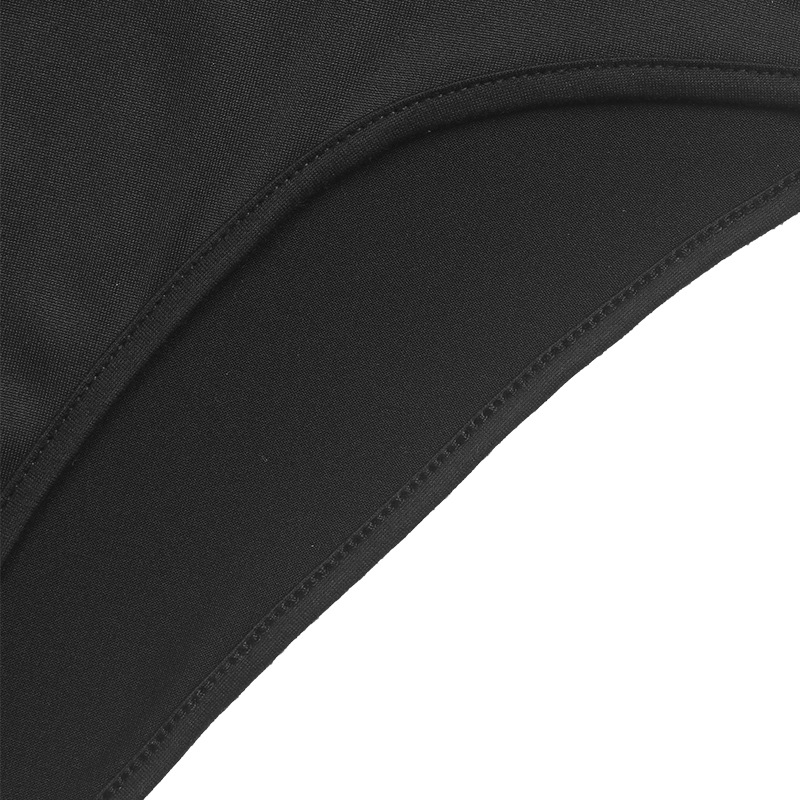 Body à manches courtes et col en V orné de dentelle