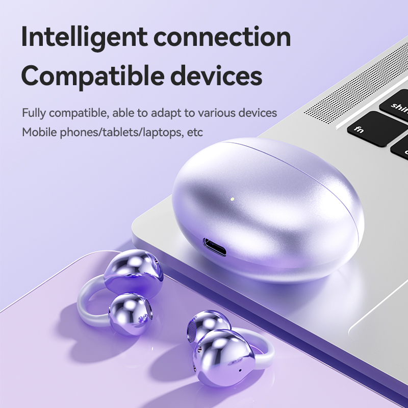 Open-Ear Wireless TWS Earbuds with AI HD Call & Bluetooth 5.4 Model#M91