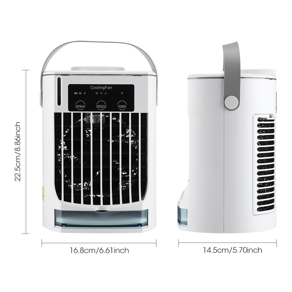 Tragbarer Mini-Tischventilator – USB-betriebener persönlicher Luftkühler