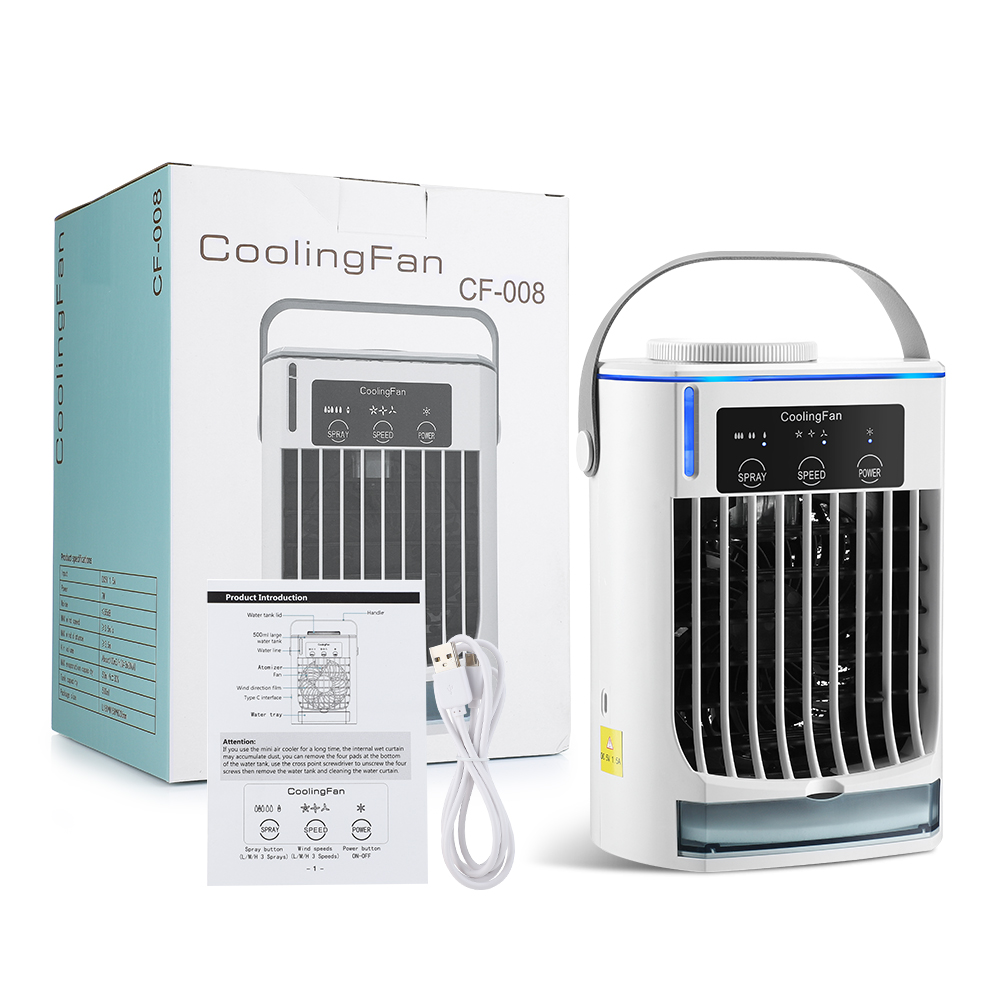 Tragbarer Mini-Tischventilator – USB-betriebener persönlicher Luftkühler