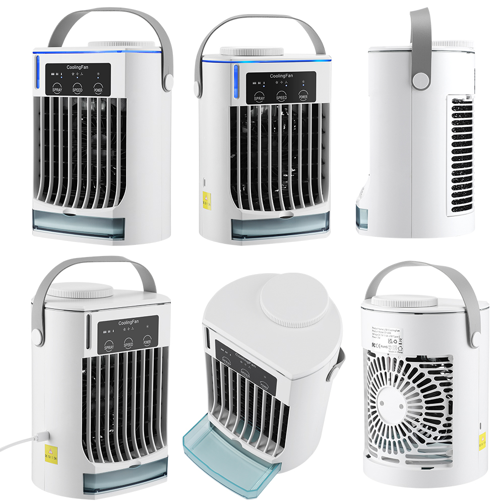 Tragbarer Mini-Tischventilator – USB-betriebener persönlicher Luftkühler