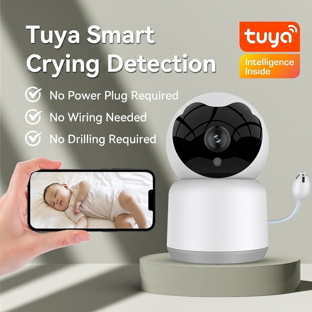 2K WiFi Baby Monitor with Tuya APP - Pan/Tilt 355° #19250001