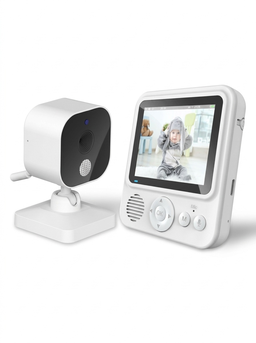 Portable 2.8'' Baby Monitor with 1500mAh Battery - Compact #19250006