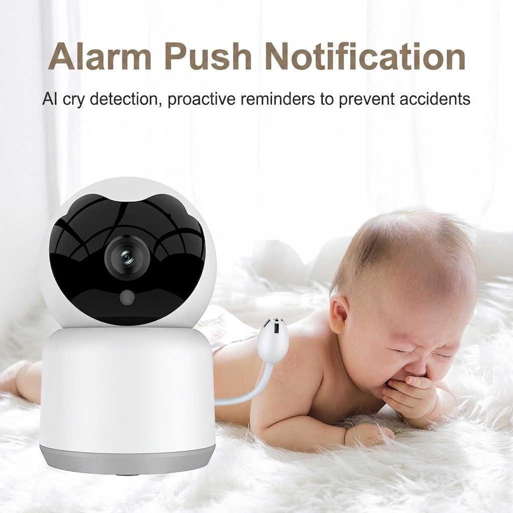 2K WiFi Baby Monitor with Tuya APP - Pan/Tilt 355° #19250001