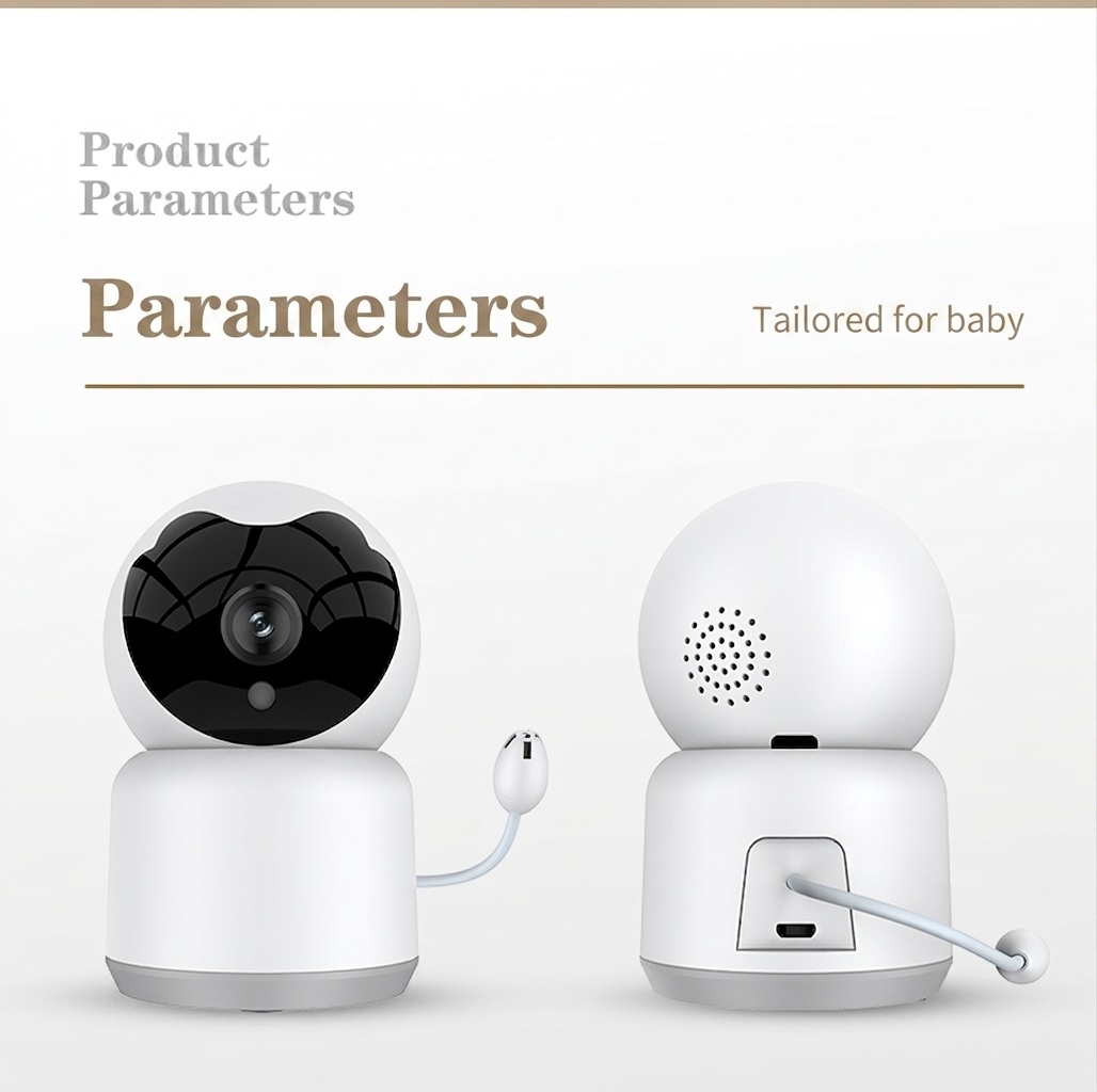 2K WiFi Baby Monitor with Tuya APP - Pan/Tilt 355° #19250001