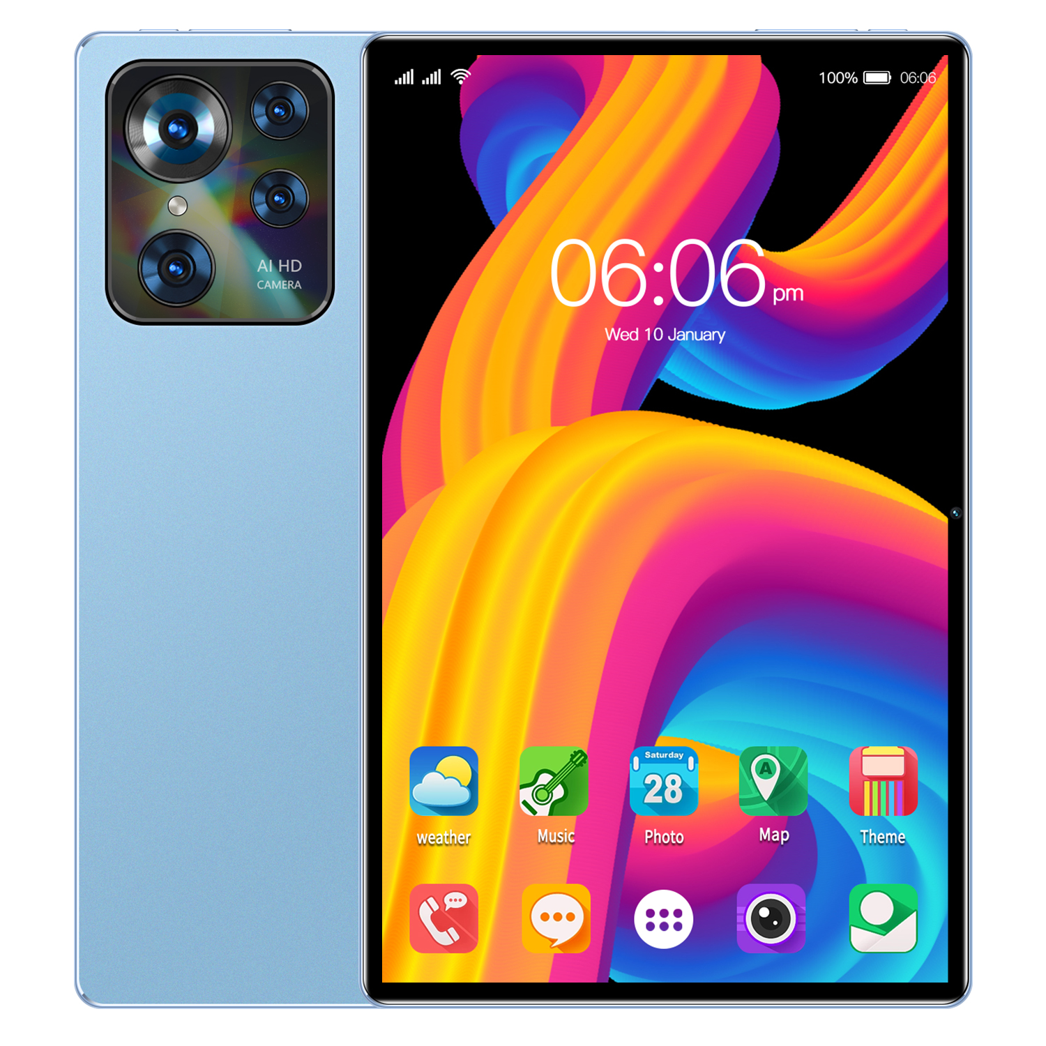 Pad8Max 10.1" HD Tablet PC - 4GB RAM, 32GB Storage (Support Google Play)