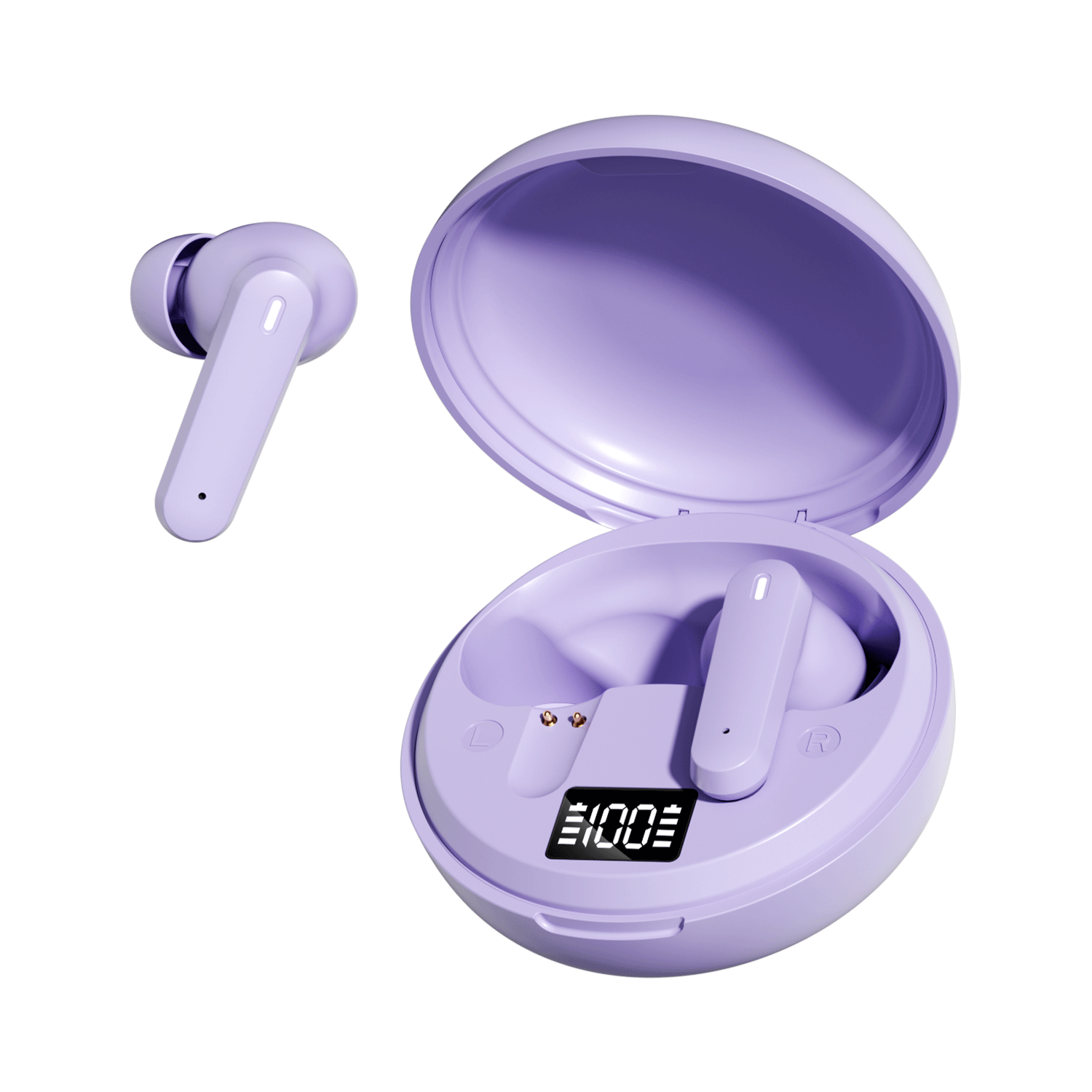 True Wireless Earbuds with LED Battery Display & Bass Boost Model#M164