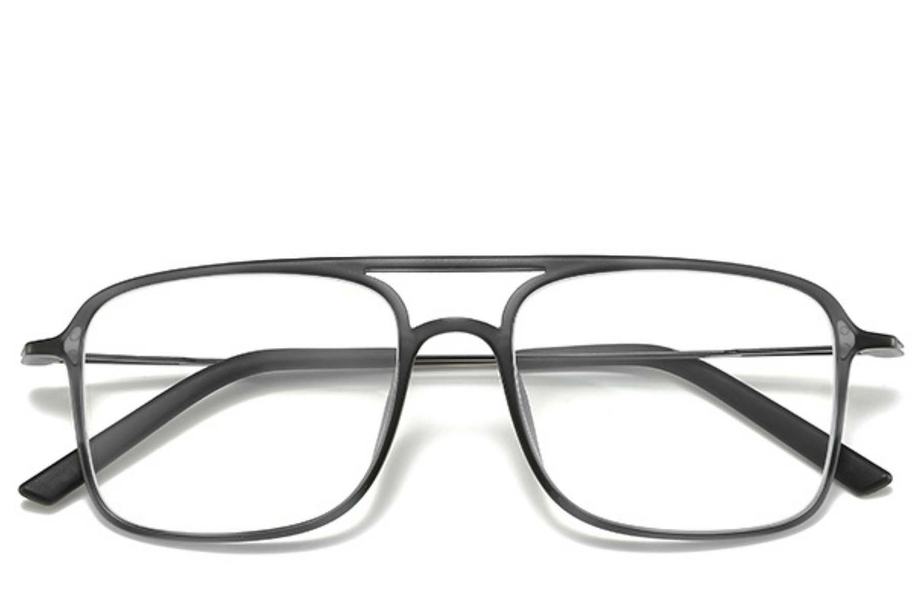 Aviator Grey Ultem Glasses #BS0406-0313