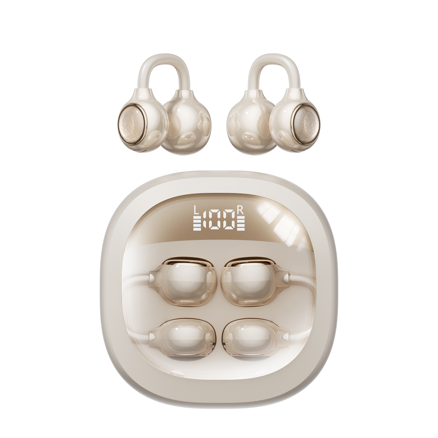 Open-Ear Wireless Earbuds with ENC Noise Reduction Model#M163