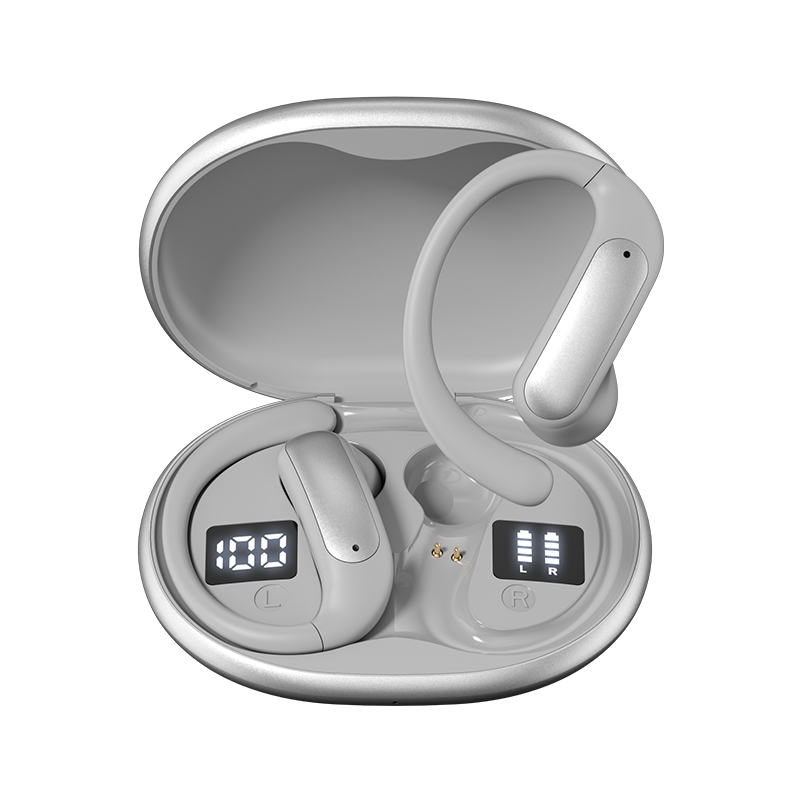 Open-Ear Wireless Bluetooth 5.4 Earbuds with LED Power Display Model#M134