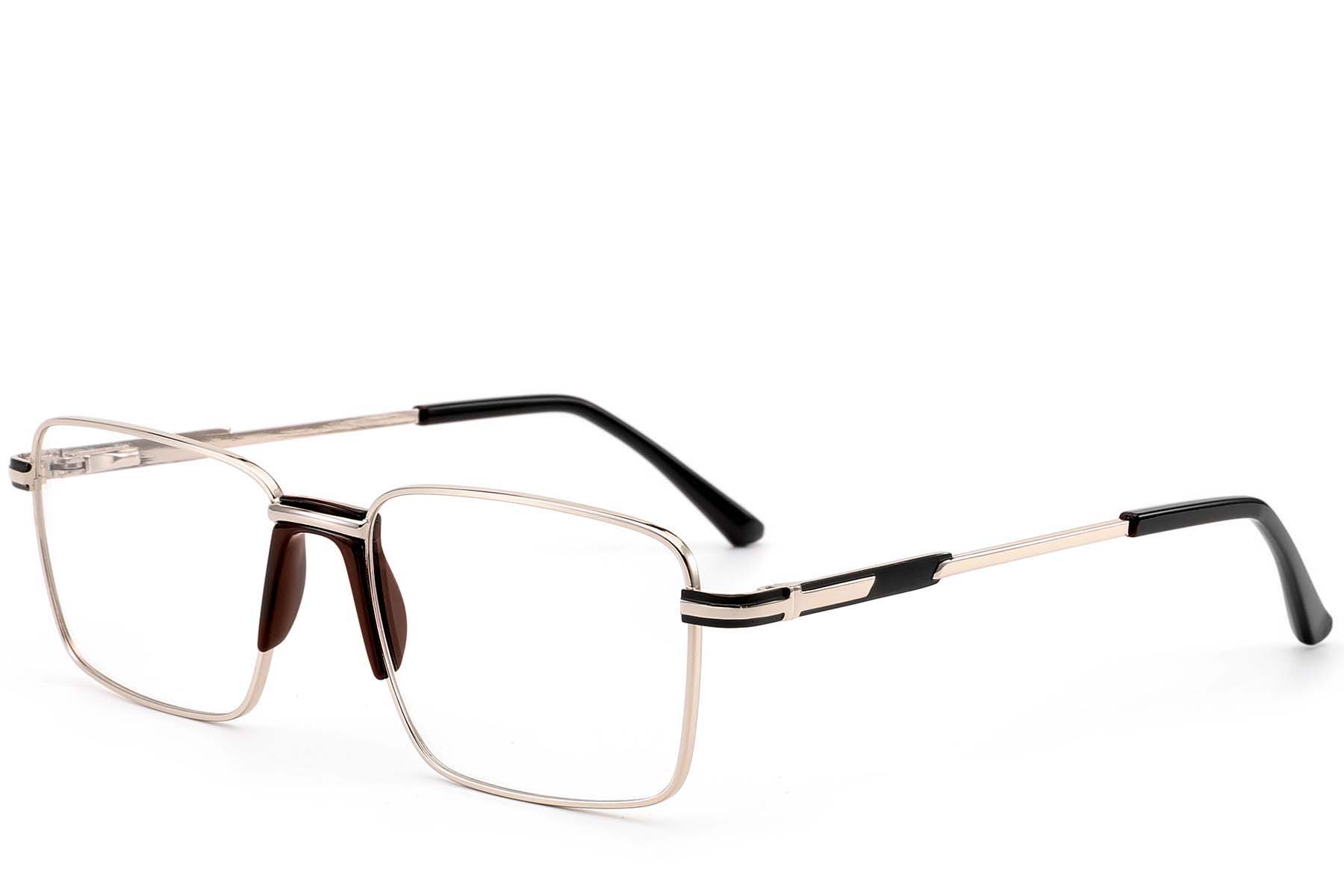 BS2012-1012_Golden_Rectangular_Metal_Glasses_corner
