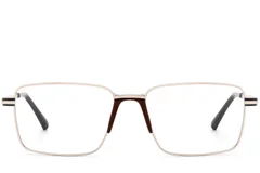 BS2012-1012_Golden_Rectangular_Metal_Glasses_front