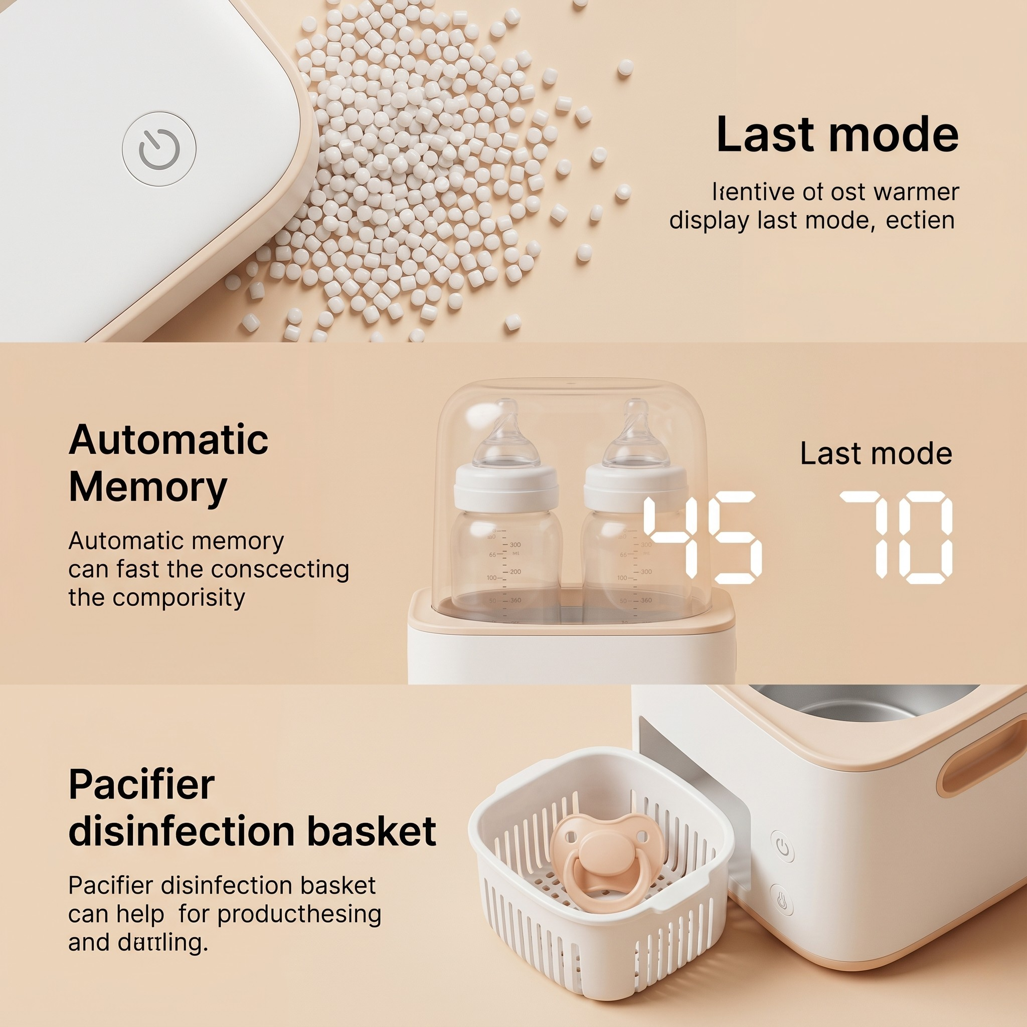 Multifunctional Smart Baby Milk Warmer & Sterilizer
