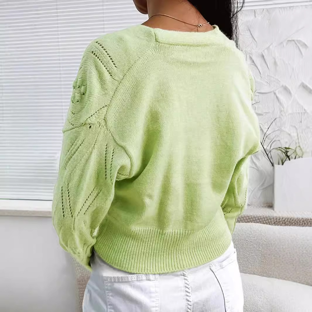 Cable Knit Cardigan Sweater Long Sleeve Open Front Knitwear Outerwear Autumn Winter