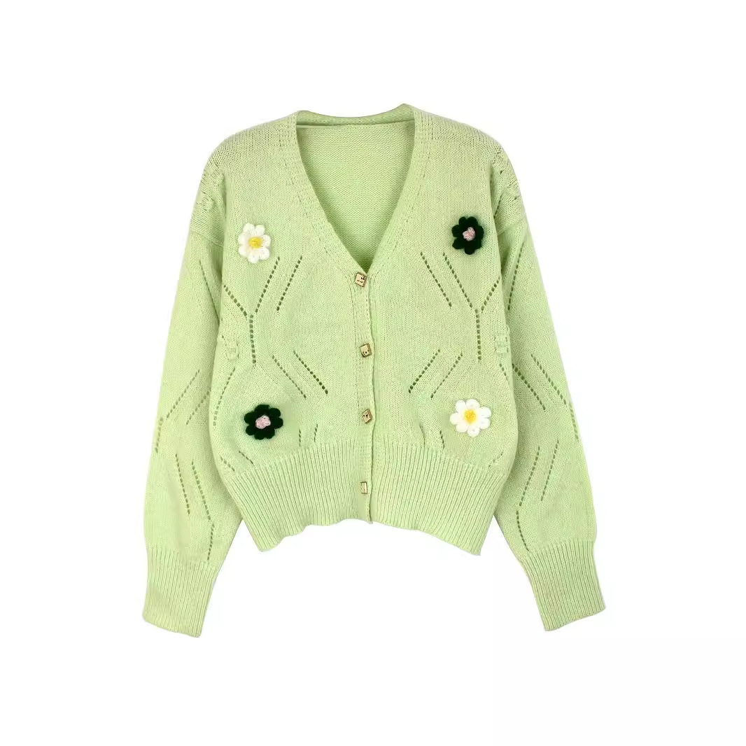 Cable Knit Cardigan Sweater Long Sleeve Open Front Knitwear Outerwear Autumn Winter