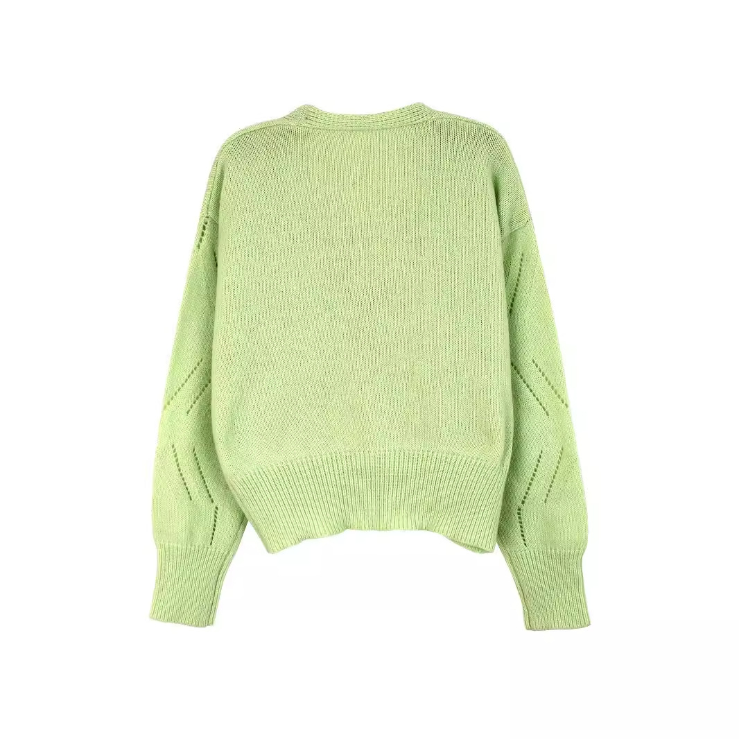 Cable Knit Cardigan Sweater Long Sleeve Open Front Knitwear Outerwear Autumn Winter