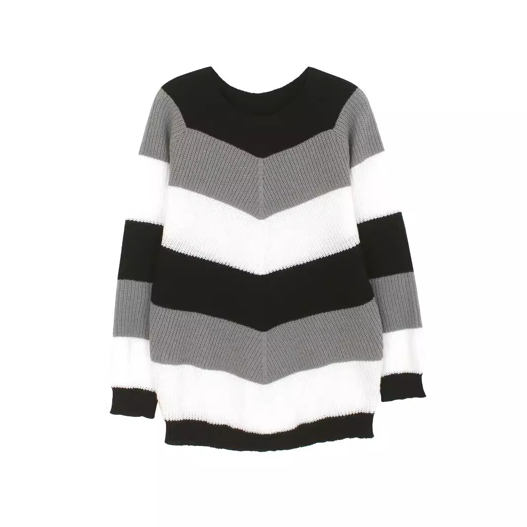 Knit Sweater Long Sleeve Pullover Loose Autumn Winter SSU-00033