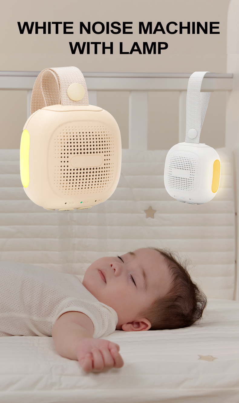 Portable White Noise Bluetooth Speaker with Night Light & Timer