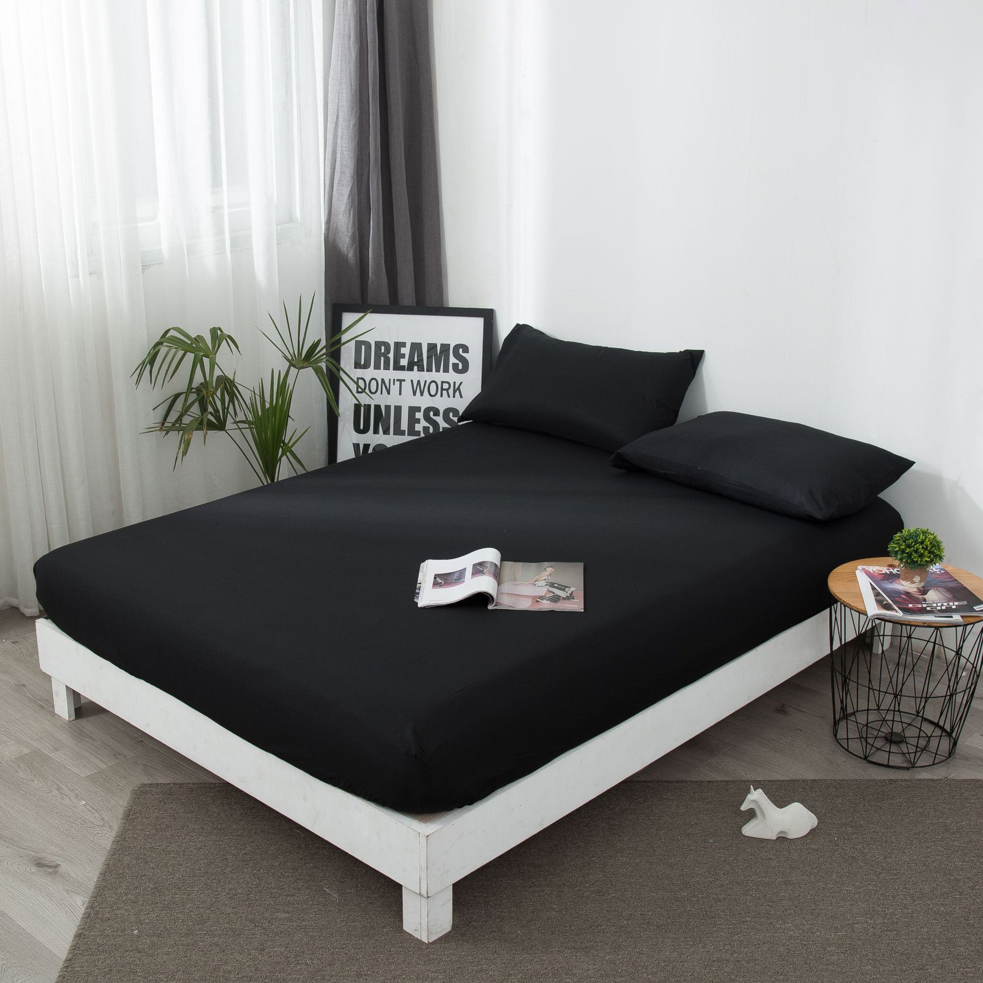 Extra Large Size Range Breathable Brushed Polyester Fitted Mattress Protector Light Weight Water Repellent